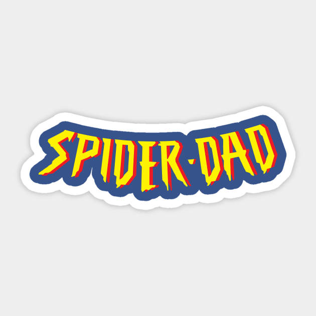 Spider-Dad Sticker by frizbee